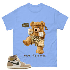 Flight Like A Man Shirt - Match Cream Wmns Air Jordan 1 Khaki