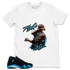 Flight MJ Legend Shirt- Match Air Jordan 14 Black University Blue 2026