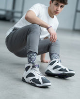 Flint 2021 Sneaker Match Socks ā Air Jordan 7 Retro Flint Inspired Mid-Calf Crew Socks Unisex