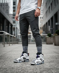 Flint Sneaker Match Socks – Air Jordan 6 Retro LTR Inspired Mid-Calf Crew Socks