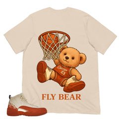 Fly Bear Shirt - Match Eastside Golf x Air Jordan 12 'Out the Mud'