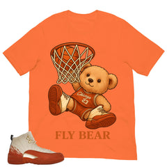 Fly Bear Shirt - Match Eastside Golf x Air Jordan 12 'Out the Mud'