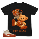 Fly Bear Shirt - Match Eastside Golf x Air Jordan 12 'Out the Mud'