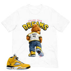 Graphic Tee Follow Your Dream Not Me Shirt - Matching Air Jordan 5 T23 Tokyo