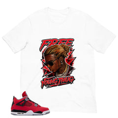 Free Young Thug Shirt - Match Air Jordan 4 Toro Bravo