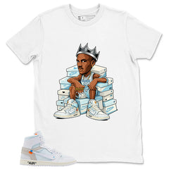 Fresh Sneaker Shirt - Match Virgil Abloh x Air Jordan 1 Alaska