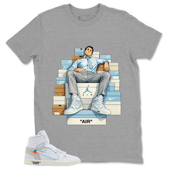 Fresh Sneaker Shirt - Match Virgil Abloh x Air Jordan 1 Alaska