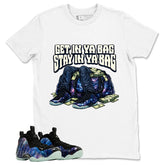 Get In Ya Bag Graphic Tee, Shirt to Match Air Foamposite One Galaxy, Air Foamposite Unisex Black Shirt