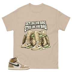 Get In Ya Bag Shirt - Match Cream Wmns Air Jordan 1 Khaki