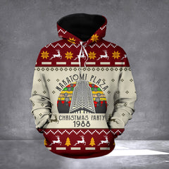 Die Hard Ugly Christmas Sweater Nakatomi Plaza Christmas Party 1988 Sweater Clothing - Zadago