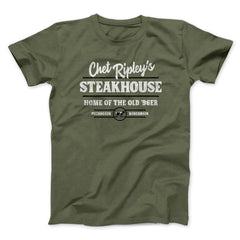 Chet Ripley's Steakhouse Funny Movie Unisex T-Shirt Gift For Best Friends - Zadago