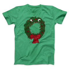 Christmas Nightmare Wreath Funny Movie Unisex T-Shirt Gift For Best Friends - Zadago