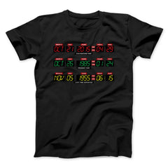 Time Machine Dashboard Funny Movie Unisex T-Shirt Present For Friends - Zadago