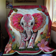 Elephant Flower WX0412020CL Quilt
