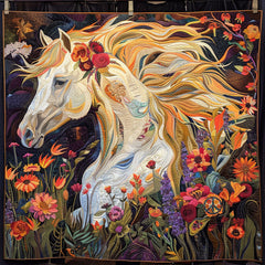 Flower Horse WJ2611020CL Quilt