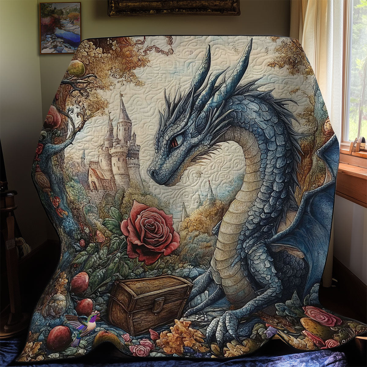 Castle Dragon WY2811005CL WY2811003CL Quilt
