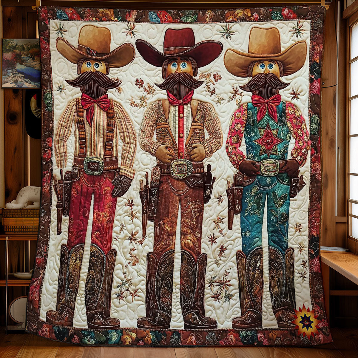 Cowboy Nutcracker WY0412020CL Quilt