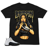 Dripping Girl Shirt - Match Air Jordan 12 'Taxi'