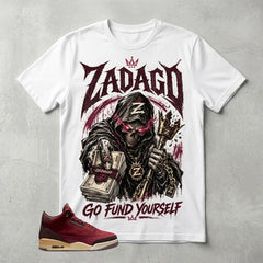 Go Fund Yourself Graphic Tee - Shirt To Match Air Jordan 3 Bin23