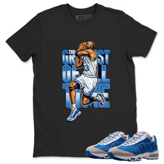 Goat Graphic Tee, Shirt to Match Air Max 95 Big Bubble Blue, Air Max 95 Big Bubble Blue Lawson Unisex Shirt