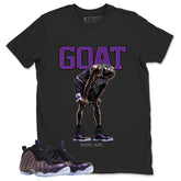 Goat MJ Graphic Tee, Shirt to Match Air Foamposite One Eggplant, Air Foamposite Unisex Purple Shirt