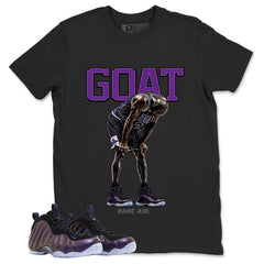 Goat MJ Graphic Tee, Shirt to Match Air Foamposite One Eggplant, Air Foamposite Unisex Purple Shirt