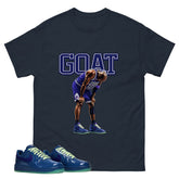 Goat MJ Graphic Tee, Shirt to Match Air Force 1 Mystic Navy, Air Force 1 Unisex Shirt
