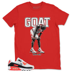 Goat MJ Shirt - Match Air Max 90 Infrared