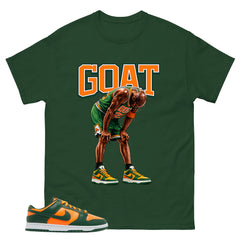 Goat MJ Shirt - Match Green Dunk Low Miami Hurricanes