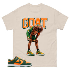 Goat MJ Shirt - Match Green Dunk Low Miami Hurricanes