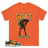 Goat MJ Shirt - Match Green Dunk Low Miami Hurricanes