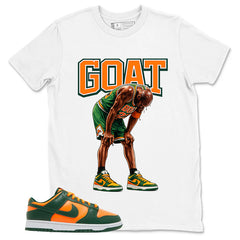 Goat MJ Shirt - Match Green Dunk Low Miami Hurricanes
