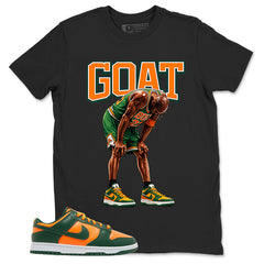 Goat MJ Shirt - Match Green Dunk Low Miami Hurricanes