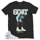 Goat MJ Shirt - Match Virgil Abloh x Air Jordan 1 Alaska