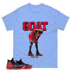 Goat Rare Air Graphic Tee, Shirt to Match Air Foamposite Stranger Things, Air Foamposite Unisex Blue Shirt