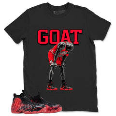 Goat Rare Air Graphic Tee, Shirt to Match Air Foamposite Stranger Things, Air Foamposite Unisex Blue Shirt