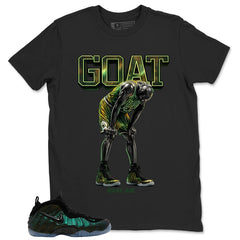 Goat Rare Air Shirt - Match Air Foamposite Pro Pine Green