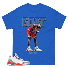 Goat Rare Air Shirt - Match Blue Air Jordan 3 Knicks