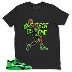 Greatest Of All Time Shirt - Match Travis Scott x Air Jordan Jumpman Green Spark