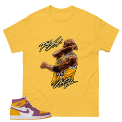 Gold Brotherhood 1s Zadago Shirt Flight Victory MJ Graphic