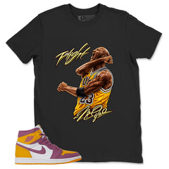 Gold Brotherhood 1s Zadago Shirt Flight Victory MJ Graphic