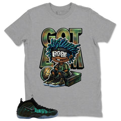 Got 'Em Boy Shirt - Match Air Foamposite Pro Pine Green