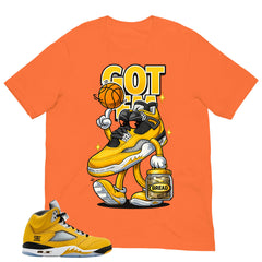Graphic Tee Got 'Em Bread Shirt - Matching Air Jordan 5 T23 Tokyo