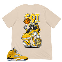 Graphic Tee Got 'Em Bread Shirt - Matching Air Jordan 5 T23 Tokyo