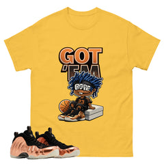 Got Em Dope Graphic Tee, Shirt to Match Air Foamposite One Copper, Air Foamposite Unisex Black Shirt
