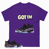 Got Em Graphic Tee, Shirt to Match Air Foamposite One Eggplant, Air Foamposite Unisex Purple Shirt