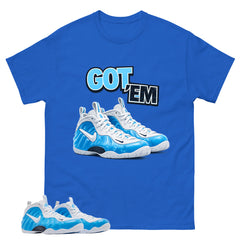 Got Em Graphic Tee, Shirt to Match Air Foamposite Pro University Blue, Air Foamposite Unisex Blue Shirt