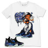 Got Em Lady Graphic Tee, Shirt to Match Air Foamposite One Galaxy, Air Foamposite Unisex Black Shirt
