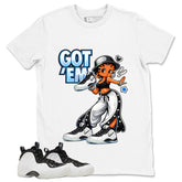 Got Em Lady Graphic Tee - Shirt to Match Air Foamposite One Penny