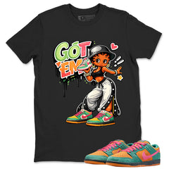 Got Em Lady Graphic Tee, Shirt to Match SB Dunk Green Noise, SB Dunk Green Noise Watermelon Unisex Shirt